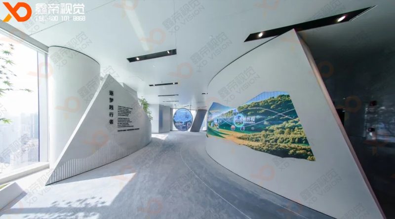 round led display