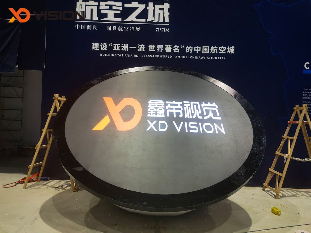 round led display