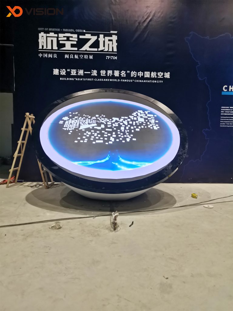 round led display